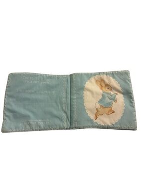 Vintage 1980s Peter Rabbit cloth picture book